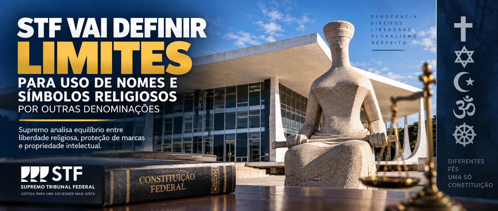 STF analisará até onde vai o direito de usar símbolos e nomes ligados a religiões